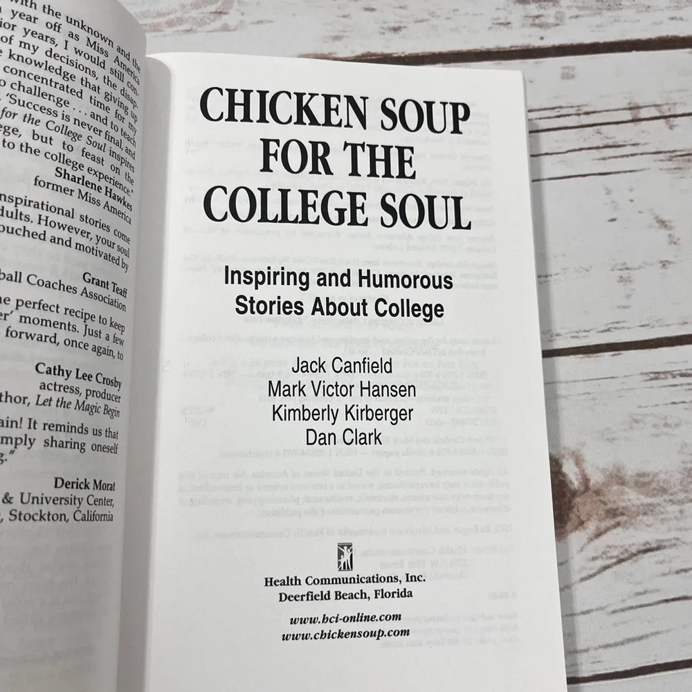 Chicken‎ Soup for the College Soul Book